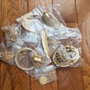 Assorted Gold-Tone Pendant Necklace Lot